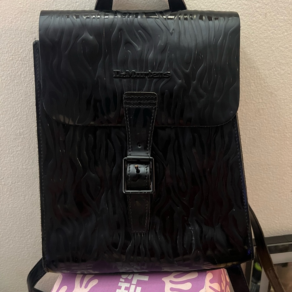 Dr. Martens Black Embossed Men's Backpack